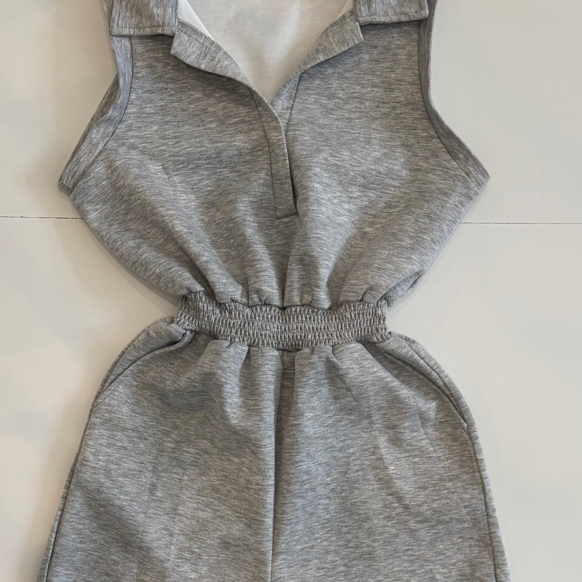 Gray Romper So Soft And Comfortable